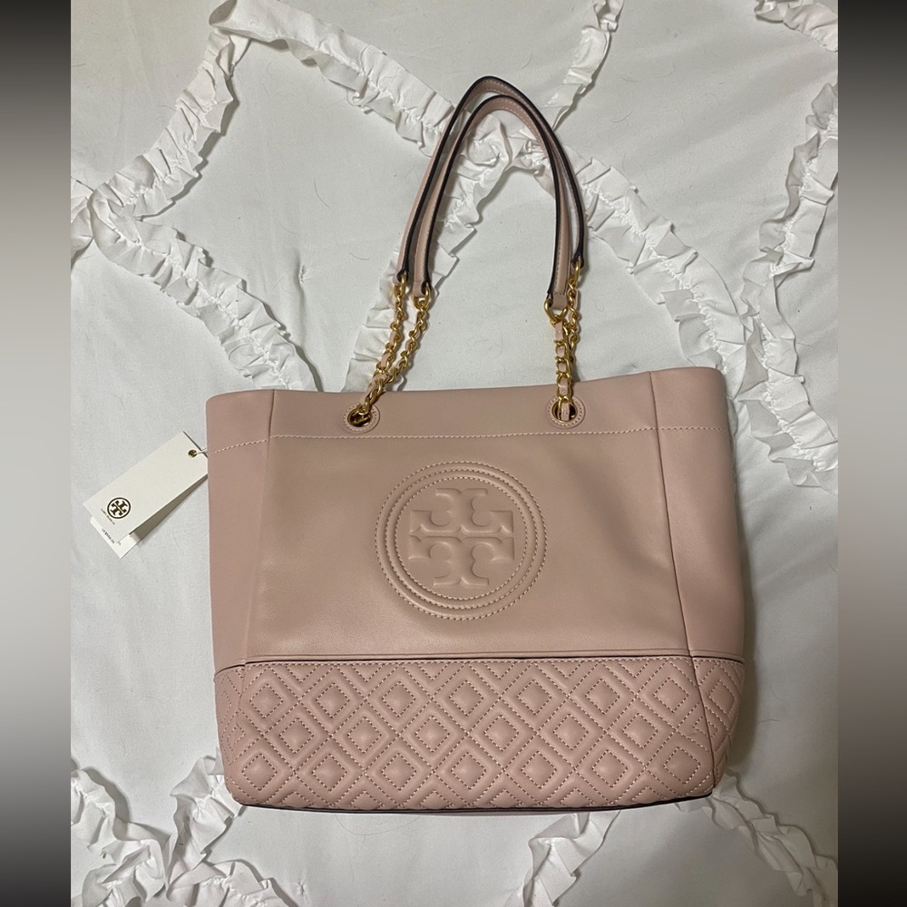 Tory Burch tote bag shell pink